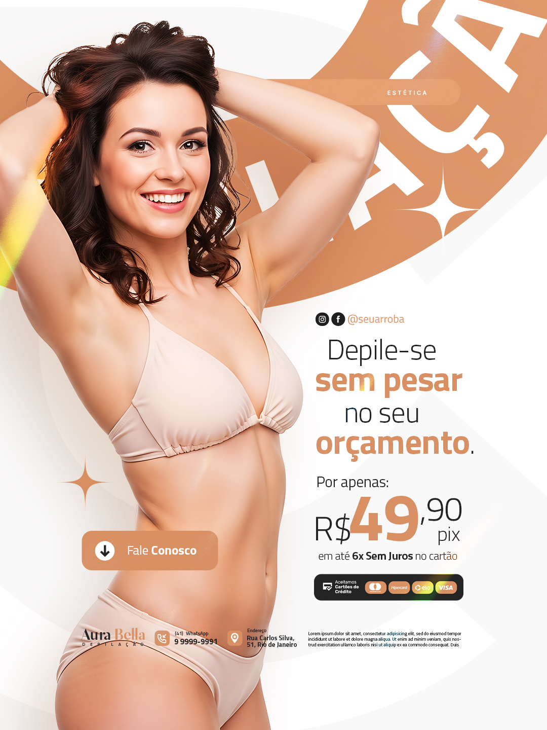 Depile-se sem pesar no seu orçamento