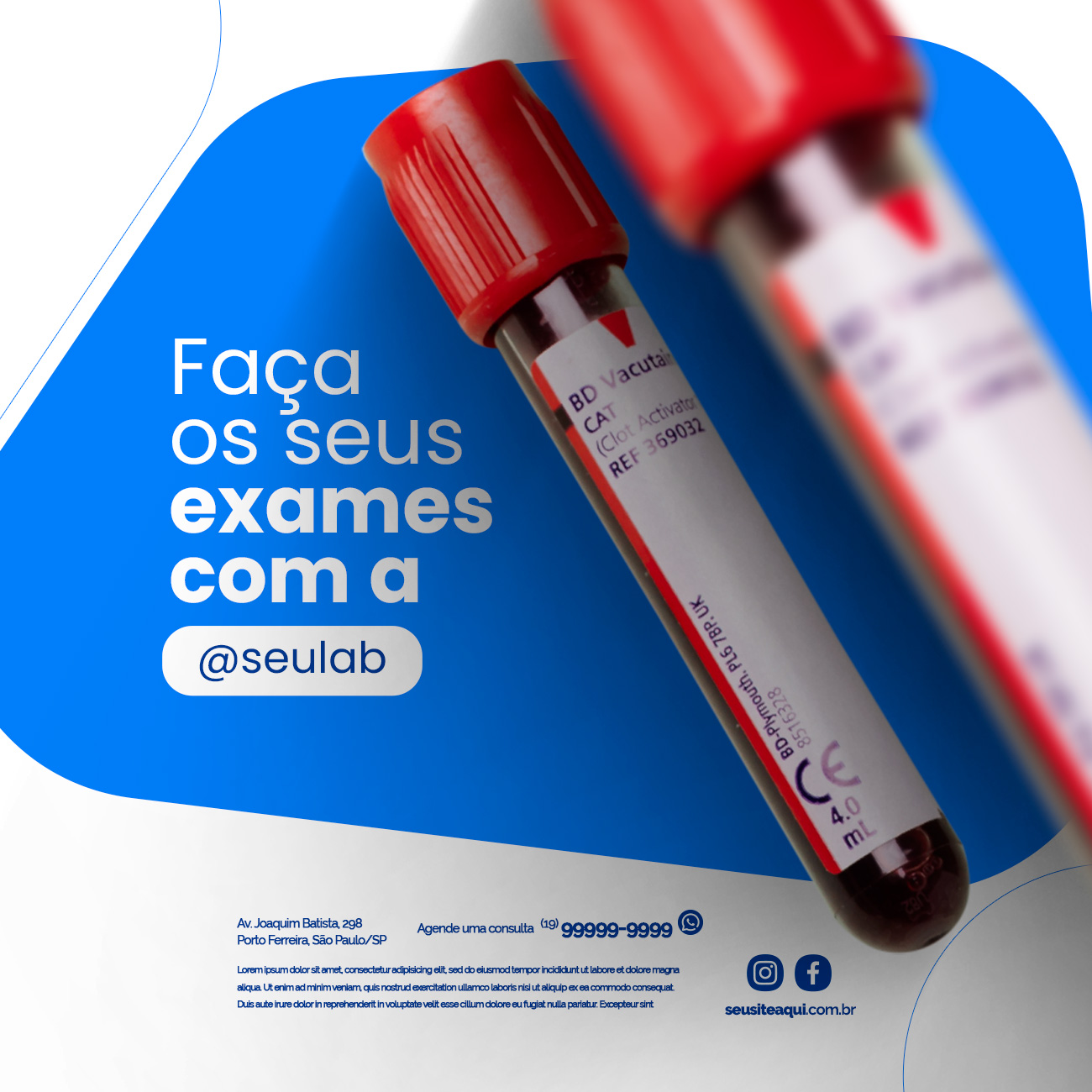 Faça os seus exames com a