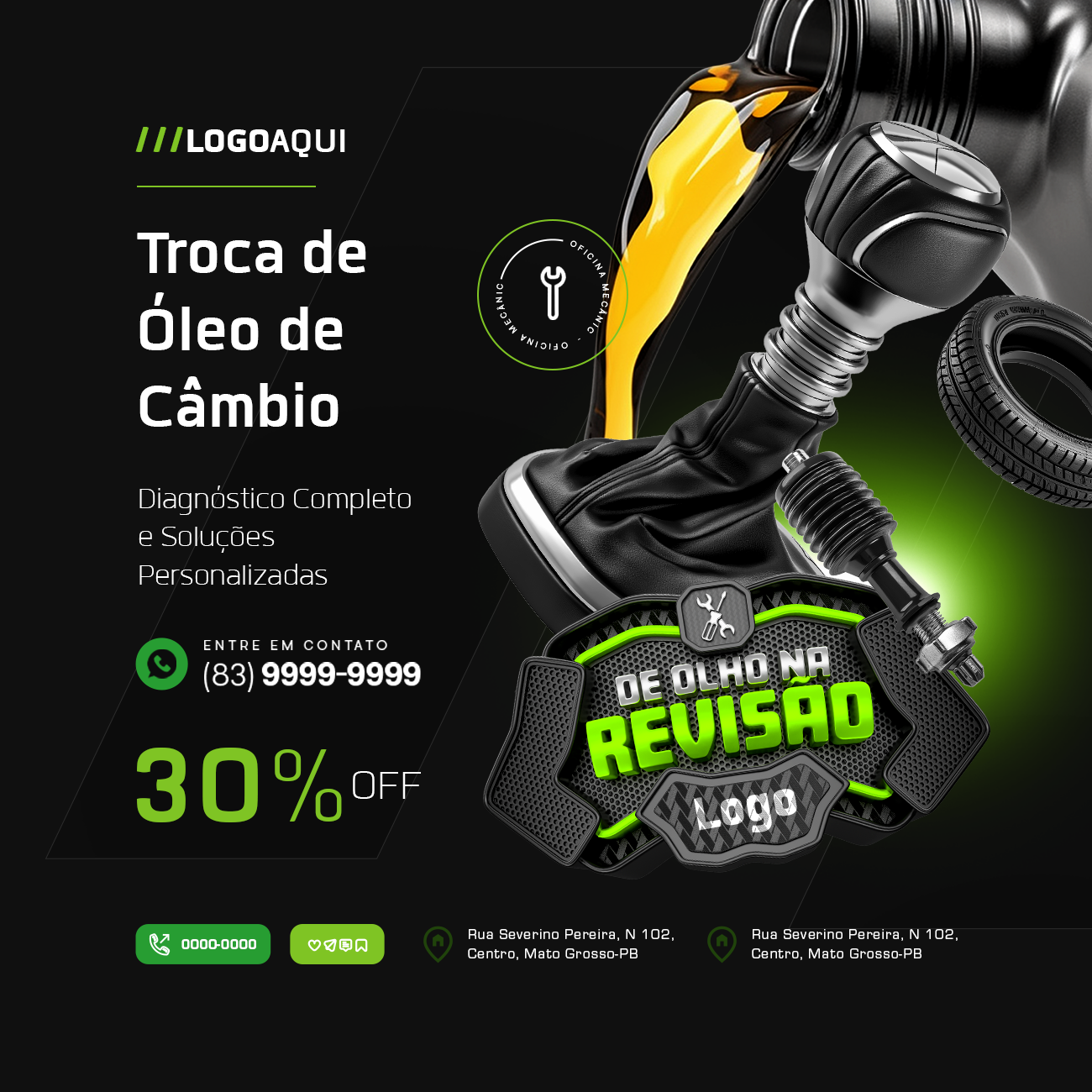 Troca de óleo de câmbio