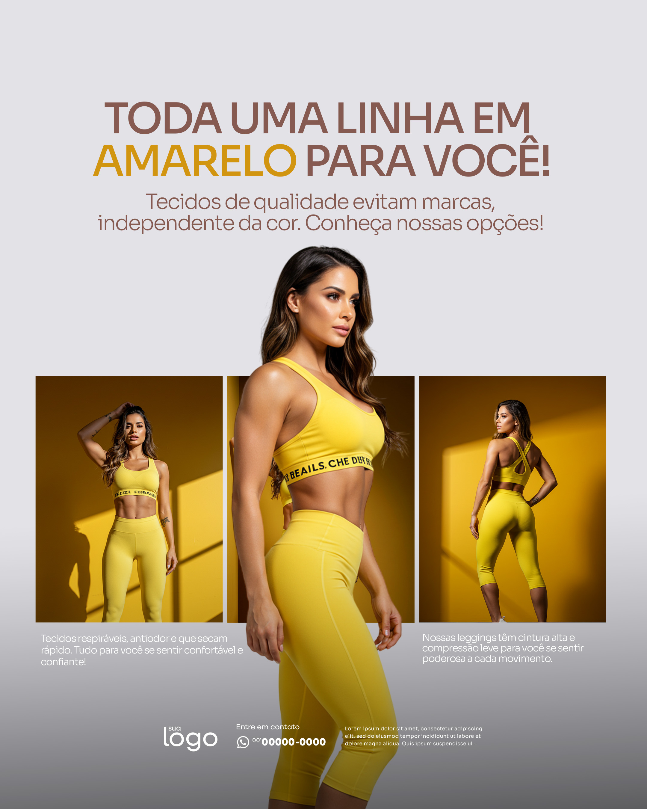Toda uma linha em amarelo