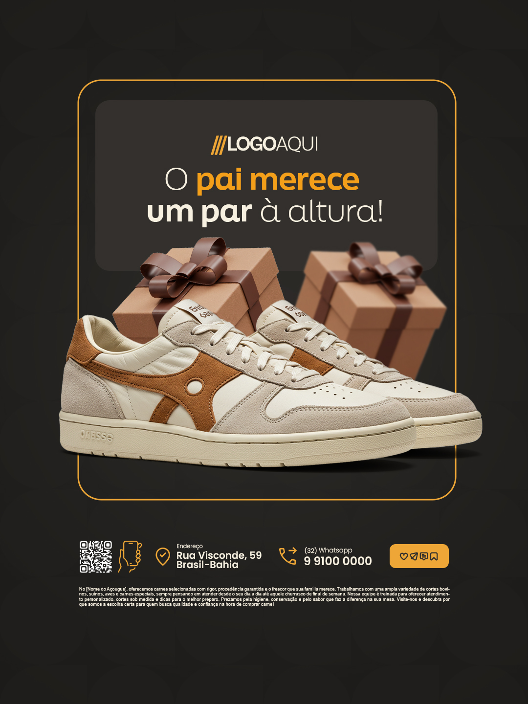 O pai merece um par à altura