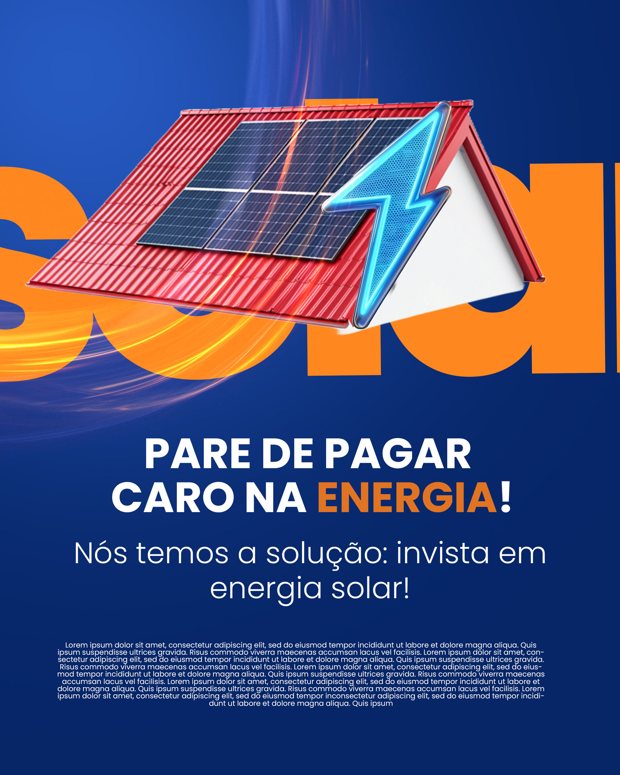 Pare de pagar caro a energia