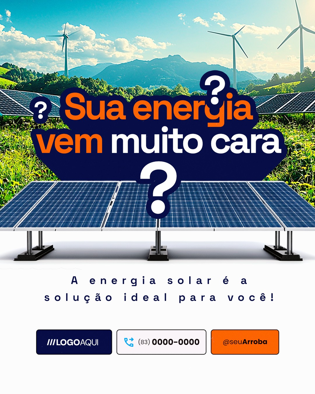 Sua energia vem muito cara