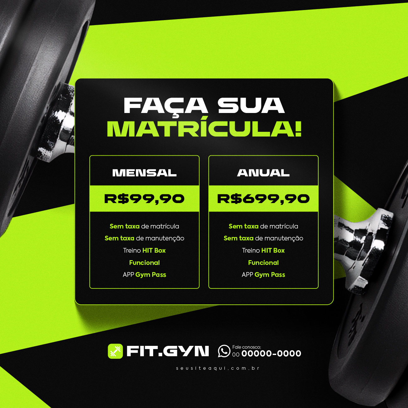 Faça sua matrícula