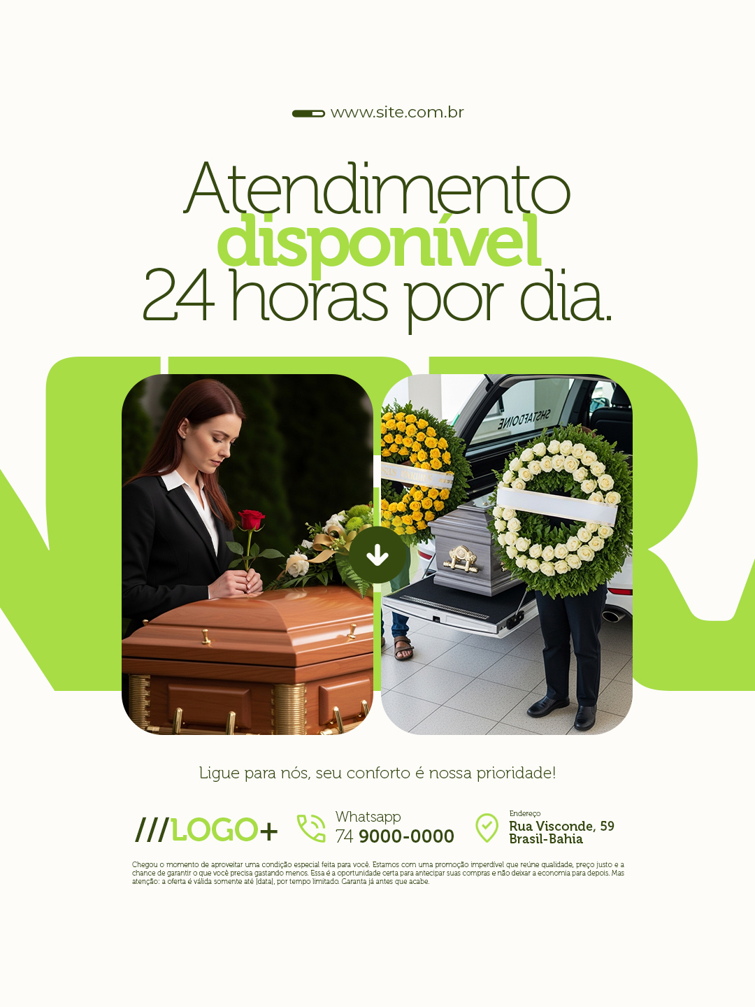 Atendimento disponível