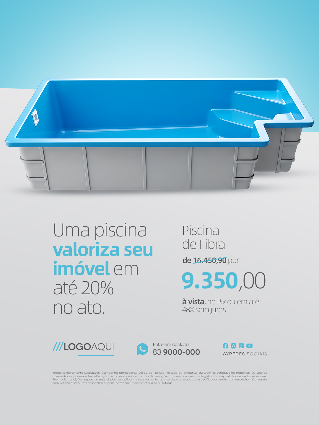 Piscina e produtos