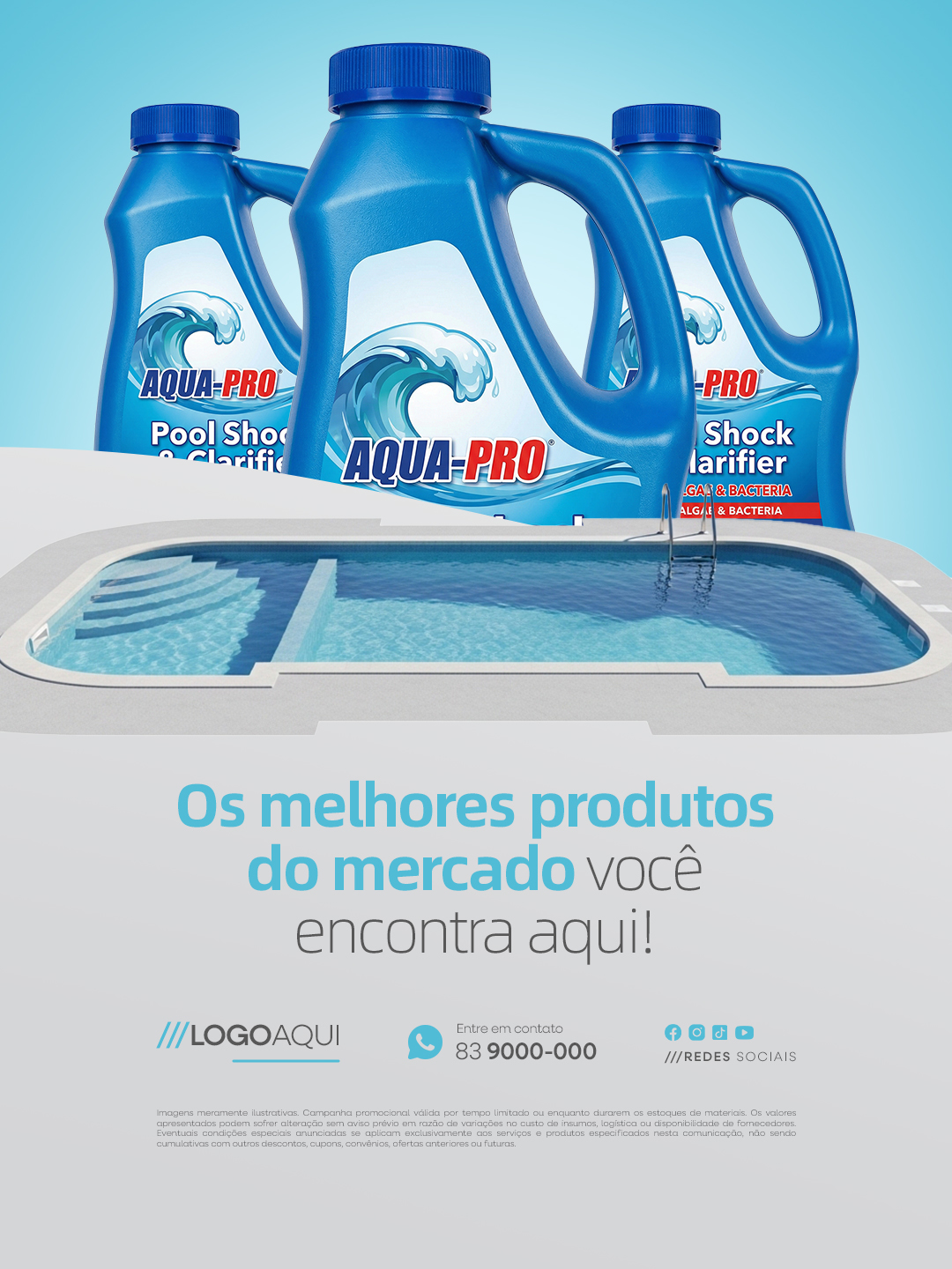 Piscina e produtos