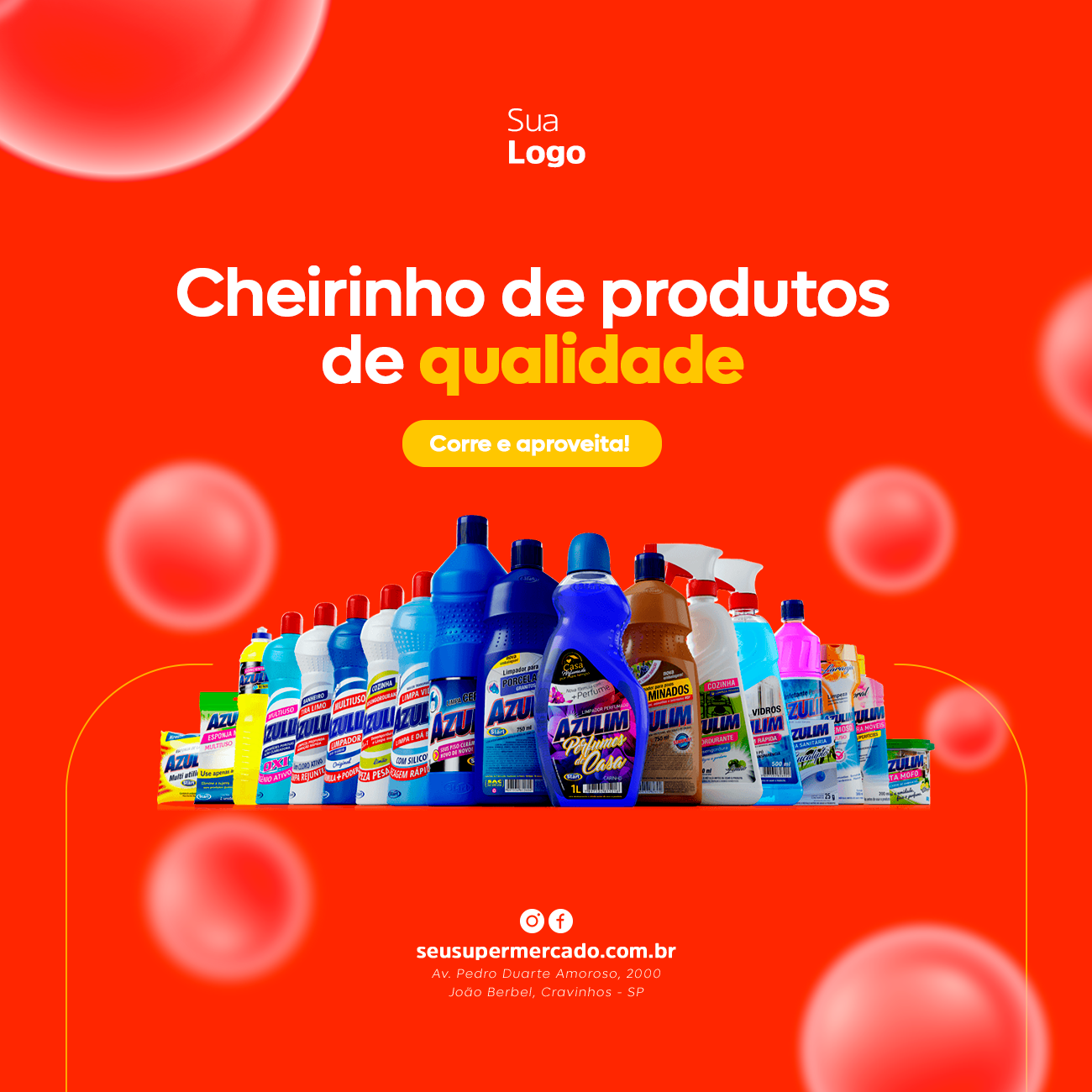 Cheirinho de produtos