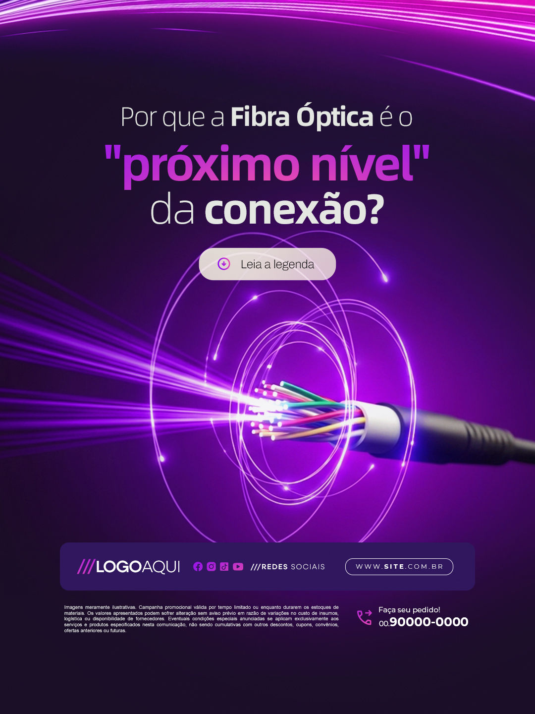 Por que a fibra óptica