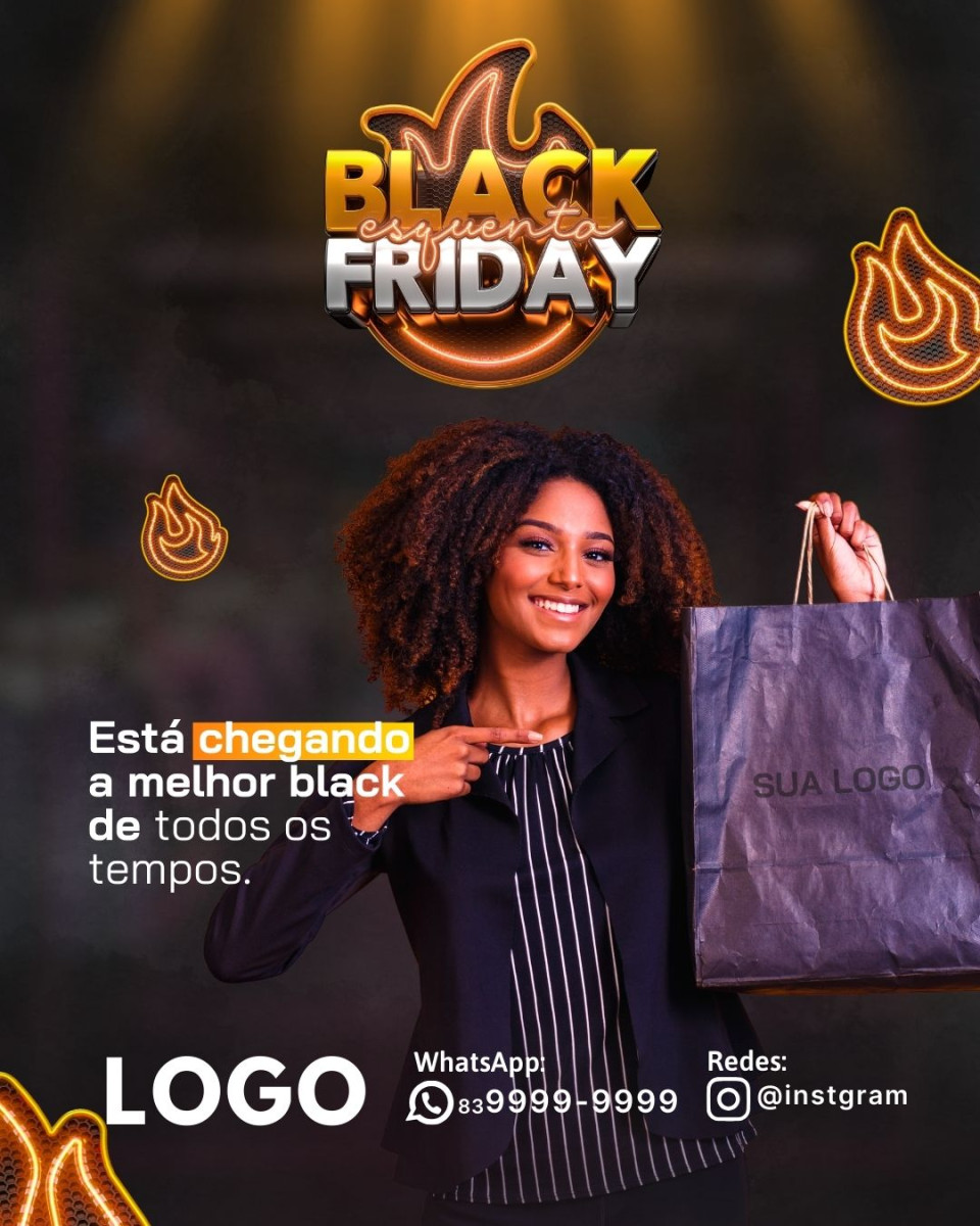 Post feed Black Friday está chegando