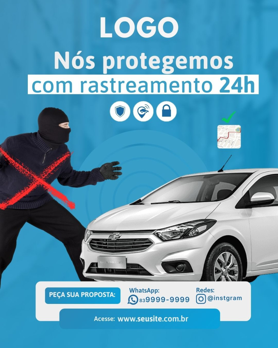 Post feed rastreamento veicular 24h